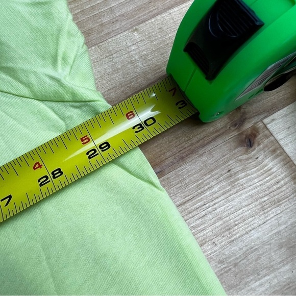 NEW Girlfriend Collective Electric Lime‎ Cupro Crewneck Tee Unisex 11 Men's 5XL - Picture 5 of 7